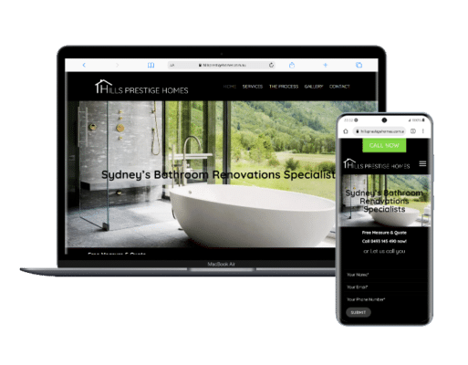 Hills Prestige Homes Built by inStyle Web Design